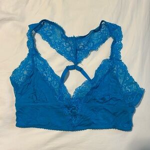 Honeydew blue bralette
